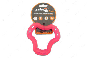 Игрушка для собак кольцо 6 сторон коралловое AnimAll Fun