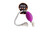 Игрушка для собак граната с канатами фиолетовая AnimAll Fun 8