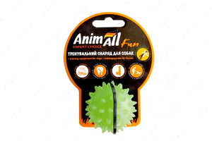 Игрушка для собак мяч каштан зеленый AnimAll Fun