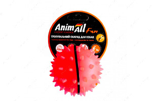 Игрушка для собак мяч каштан коралловый AnimAll Fun