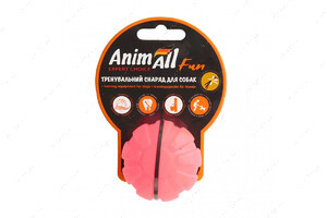 Игрушка для собак мяч тренировочный коралловый AnimAll Fun
