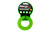 Светоотражающая игрушка для собак жевательное кольцо с шипами зеленое AnimAll Fun