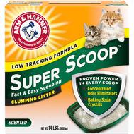 Комкующийся наполнитель для котов и кошек с ароматом свежести Super Scoop™ Clumping Litter, Fresh Scent