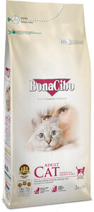 Сухий корм для дорослих котів з м'ясом курки, анчоусами та рисом Bonacibo Adult Cat