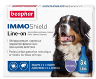 Капли от блох, клещей и комаров для собак "IMMO Shield Line-on"