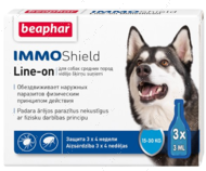 Капли от блох, клещей и комаров для собак "IMMO Shield Line-on"