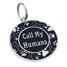 Адресник эмалированный для собак и кошек CALL MY HUMANS BRONZEDOG