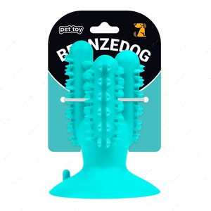 Игрушка для собак кактус на присоске ментол BRONZEDOG PETFUN DENTAL
