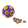 Игрушка для собак мяч фиолетово-желтый BRONZEDOG JUMBLE