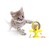 Игрушка-кормушка на присоске для котов желтая PETFUN