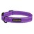 Ошейник для собак светоотражающий фиолетовый СOTTON