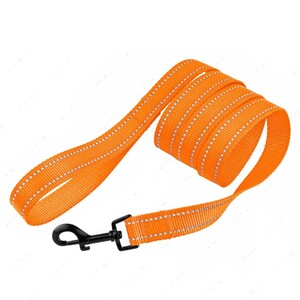 Поводок для собак светоотражающий оранжевый ACTIVE BRONZEDOG