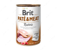 Вологий корм для собак, із кроликом Brit Paté & Meat Dog Rabbit