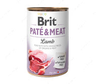 Вологий корм для собак, з ягням Brit Paté & Meat Dog Lamb