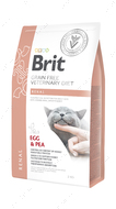 Беззерновая диета для котов при хронической почечной недостаточности Brit GF Veterinary Diets Cat Renal 