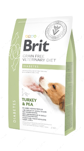 Беззернова дієта для собак у разі цукрового діабету Brit GF Veterinary Diets Dog Diabetes