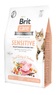 Беззерновий корм із м'ясом індички для вибагливих котів із чутливим травленням Brit Care Cat GF Sensitive HDigestion & Delicate Taste