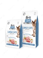 Беззерновий корм зі м'ясом качки для котів великих порід Brit Care Cat GF Large cats Power & Vitality
