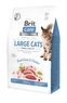 Беззерновий корм зі м'ясом качки для котів великих порід Brit Care Cat GF Large cats Power & Vitality