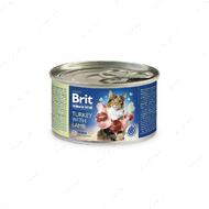 Влажный корм для котов паштет с индейкой и ягненком Brit Premium by Nature Turkey with Lamb