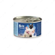 Вологий корм для котів, паштет із фореллю та печінкою Brit Premium by Nature Trout with Liver