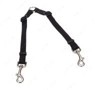 Поводок-спарка для собак черный 2 Dog Adjustable Coupler