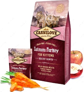 Сухий корм для кошенят з лососем та індичкою Salmon & Turkey for Kittens