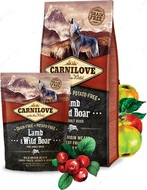 Сухий корм для собак усіх порід з ягням та диким кабаном Carnilove Lamb & Wild Boar
