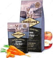 Сухой корм для щенков всех пород с лососем и индейкой Carnilove Salmon&Turkey