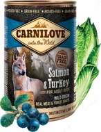 Вологий корм з лососем та індичкою для собак Carnilove Salmon & Turkey for adult dogs