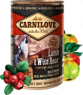 Вологий корм з ягням і кабаном для собак Carnilove Lamb & Wild Boar for adult dogs