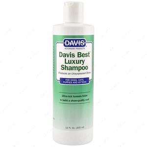 Шампунь для блеска шерсти у собак и котов бест лакшери, концентрат Davis Best Luxury Shampoo