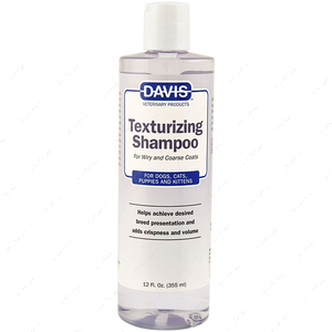 Текстурирующий шампунь для жесткой и объемной шерсти у собак и котов, концентрат Davis Texturizing Shampoo