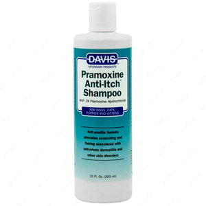 Шампунь від свербежу з 1% прамоксину гідрохлоридом для собак і котів Davis Pramoxine Anti-Itch Shampoo