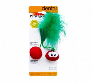 Игрушка для котов вишня Petstages Dental Cherries