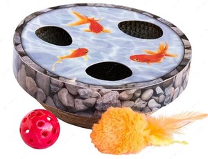 Игрушка для котов озеро с рыбками Petstages Hide & Seek Wobble Pond