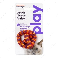 Игрушка для кошек волшебная мышь с кошачьей мятой Catnip Plaque Away Pretzel