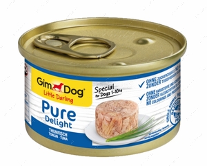 Вологий корм з тунцем для собак мініатюрних порід GimDog Little Darling Pure Delight tuna