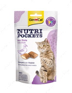Витаминные лакомства для котов с мясом утки GimCat Nutri Pockets with duck