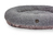 Овальный лежак серо-коричневый Bagel Fur Gray
