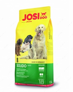 Сухий корм для менш активних і літніх собак JosiDog Solido
