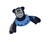 Игрушка для собак горилла в броне синяя Joyser Squad Armored Bear