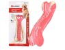 Игрушка жевательная кость со вкусом говядины для собак Flamingo Rubber Saveo Curved Bone Beef