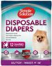 Гігієнічні підгузники для собак Simple Solution Disposable Diapers XS/TOY Simple Solution