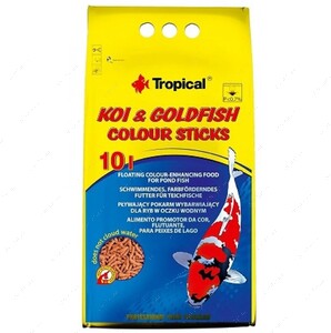 Сухой корм для прудовых рыб в палочках KOI & Gold COLOR TROPICAL