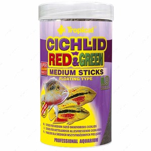 Сухой корм для цихлид в палочках Cichlid Red&Green Medium ST TROPICAL