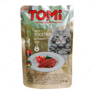 Консервы для кошек, птица в томатном желе TOMi poultry in tomato jelly"