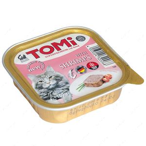 Консервы для кошек с креветками TOMi shrimps 