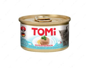 Консервы для котят с лососем TOMi For Kitten with Salmon