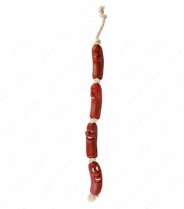 Игрушка для собак сардельки на веревке Sausages on a Rope